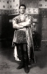 Lewis Waller 1860-1915, englantilainen näyttelijä ja teatterijohtaja, 1900-luvun alku.