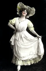 Marie Studholme 1875-1930, englantilainen näyttelijä, 1900-luvun alku.
