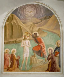 Cella 24: Kristus kastettu (fresko)