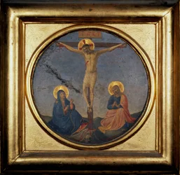 Kristuksen ristiinnaulitseminen Neitsyt ja Maria Magdaleenan välillä (maalaus)