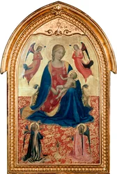Neitsyt ja lapsi enkelien kanssa, c1425