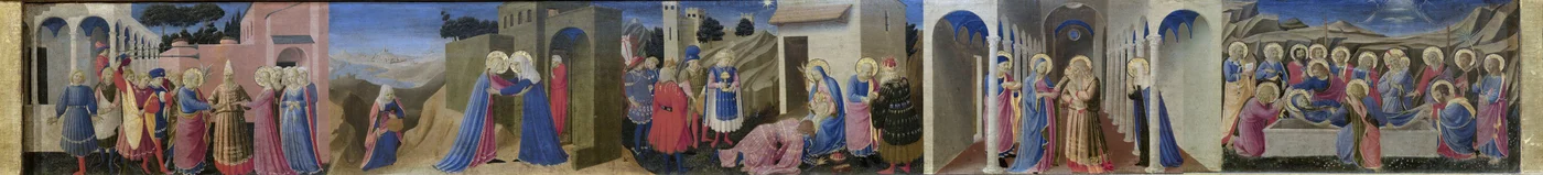 Alttaritaulun Predella Ilmoitus, n. 1433-1434.