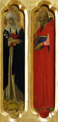 Pyhä Katariina Siena ja Pyhä Hieronymus Perugian alttaritaululta, n. 1437.