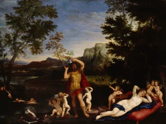 Venus ja Mars (öljy kankaalle)
