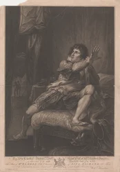 Herra Kemble kuningas Richard Kolmannen hahmossa - "Richard III", näytös V, kohtaus V