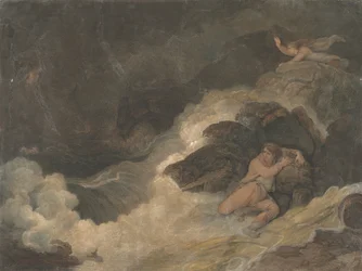 Shakespearen Myrsky Macklinin brittiläiset runoilijat, 1798.