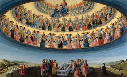 Neitsyt Marian taivaaseenottaminen, noin 1475