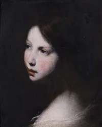 Tytön pää, n. 1640
