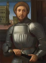Panssaripukuisen miehen muotokuva, n. 1510