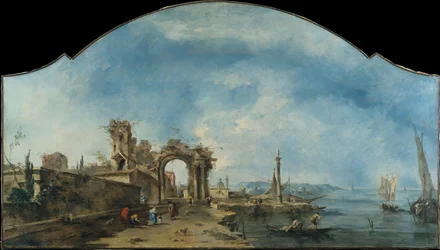 Fantastic Landscape, n.1765 (öljy kankaalle)