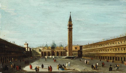 Piazza San Marco, Venetsia näyttää itään,
