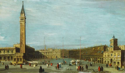 Piazza San Marco, Venetsia näyttää länteen,