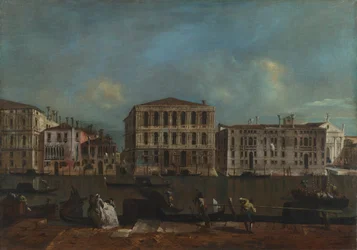 Venetsia. Grand Canal ja Palazzo Pesaro, 1755-1760