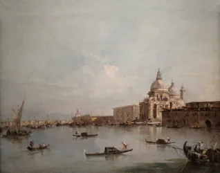 Näkymä Santa Maria della Saluteen ja Dogana di Mareen