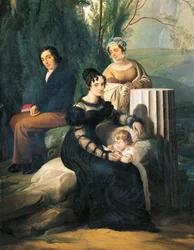 Borri Stampa -perheen muotokuva, 1822.