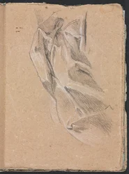 Verona Sketchbook: Drapery study (sivu 43)