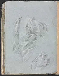 Verona Sketchbook: Verhotyöskentely vasemmalla sivulla 86, 1760.