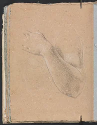 Verona Sketchbook: Vasen käsi ja käsi sivu 46, 1760.