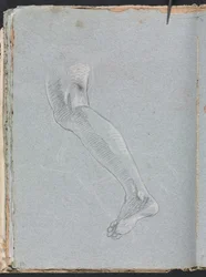 Verona Sketchbook: Vasen jalka (sivu 28)