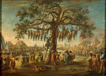 Francesco Simoninin The Wretchedness of War: The Hanged Men