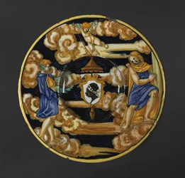 Lautas Pucci-perheen käsivarsilla, 1532.