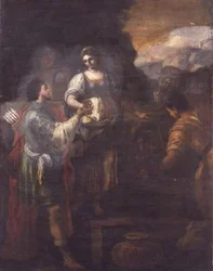 Rebecca ja Eliezer kaivolla