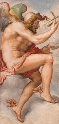 KAIROS (otollisen tilaisuuden aika), Francesco de Rossi (1510-1563), noin 1544, Palazzo Vecchio, Firenze