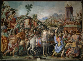 Marcus Furius Camilluksen (447-365 eKr.) voitto, Sala dell