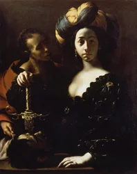 Judith Holofernesin päällikön kanssa
