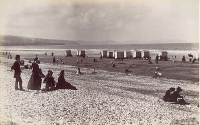 Pensarn Beach, 1870-luku.