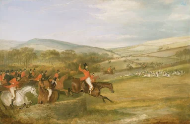 Berkeleyn metsästys täydessä ajossa, 1842