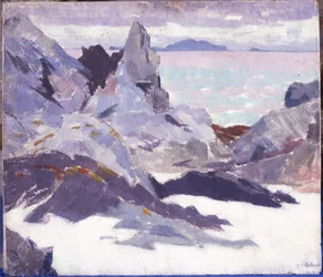 Cathedral Rock, Iona (öljy kankaalle)