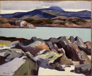 East Bay, Iona (öljy kankaalle)