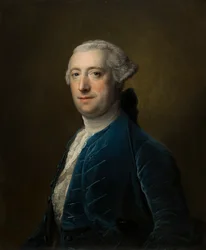 Eversti Kinnearin muotokuva 50. jalkarykmentistä, n. 1746-70 (öljy kankaalle)