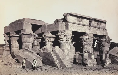 "Egypti ja Palestiina": Sobekin ja Haroerisin temppelin rauniot Kom Ombon, Ylä-Egyptin