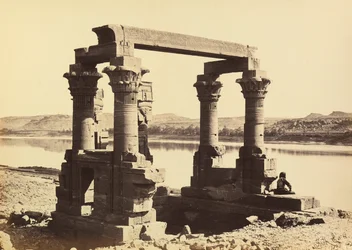 "Egypti ja Palestiina": Wady Kardassyn temppelin rauniot, Nubia