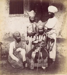 Neljä Itä-Intian miestä, 1870-luku.