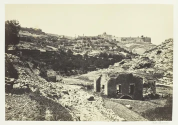 Jerusalem En-Rogelin muurista, 1857.