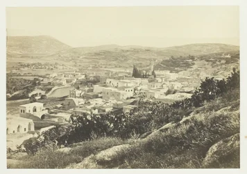 Nasaret, luoteesta, 1857.