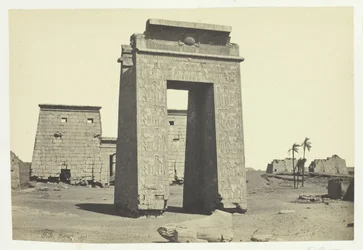 Sculptured Gateway, Karnac, 1857.