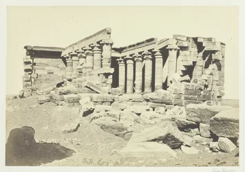 Maharakan temppeli, Nubia, 1857.