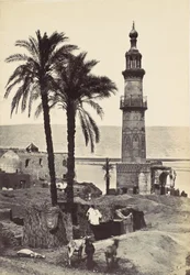 Näkymä Girgehissä, 1857.