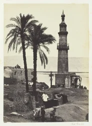 Näkymä Girgehissä, Ylä-Egyptissä, 1857.