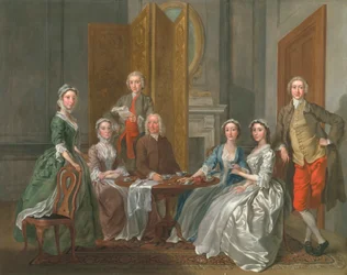 Gascoignen perhe, noin 1740