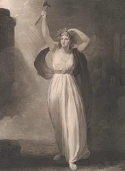 Cassandra Raving Shakespeare, Troilus ja Cressida, Act 2,..., julkaistu ensimmäisen kerran 1795, julkaistu uudelleen 1852.