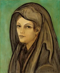 Nainen mantillassa; Femme a la mantille