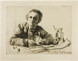 Francis Seymour Hadenin muotokuva, nro 2 (etsauksen aikana)