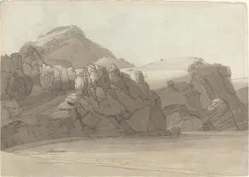 Rocky Shore Coombmartinissa, Devonissa (Combe Martin Bay)