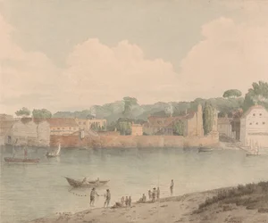 Vauxhallin portaat Millbankista, 5. heinäkuuta 1797.