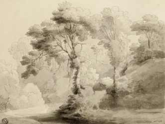 Metsäinen maisema, 1774